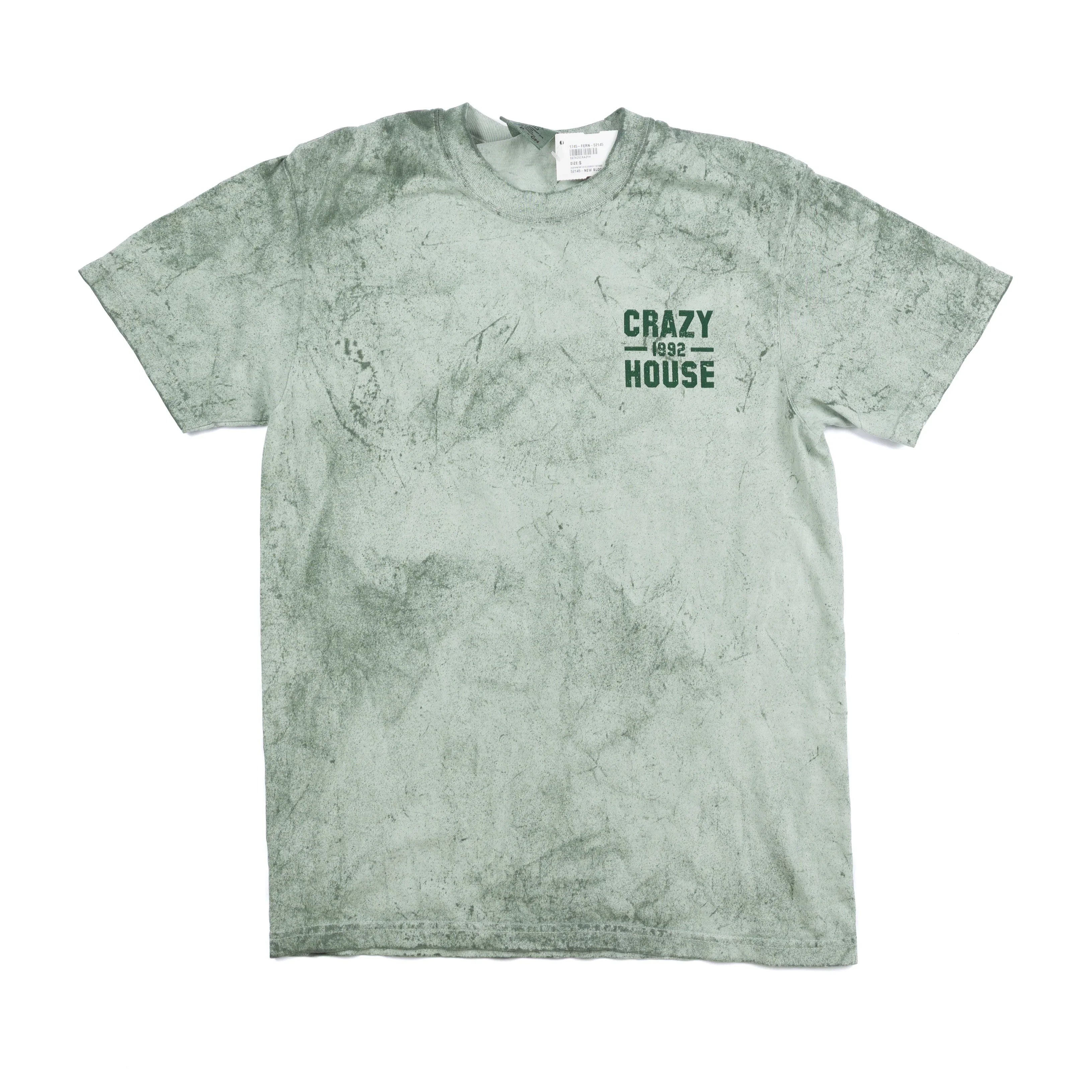Crazy House Green Tye Dye T-shirt