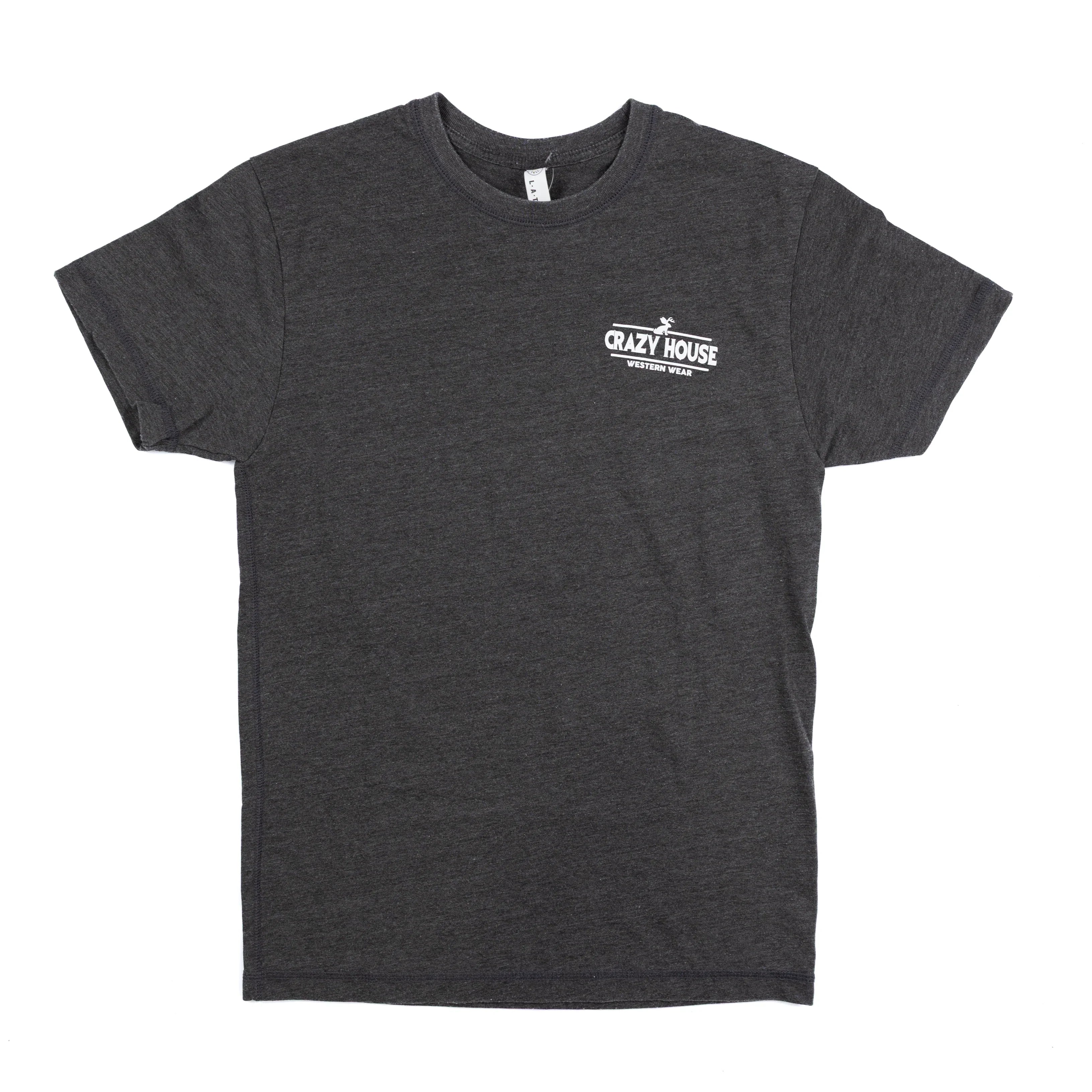 Crazy House Grey and White Jackalope T-shirt