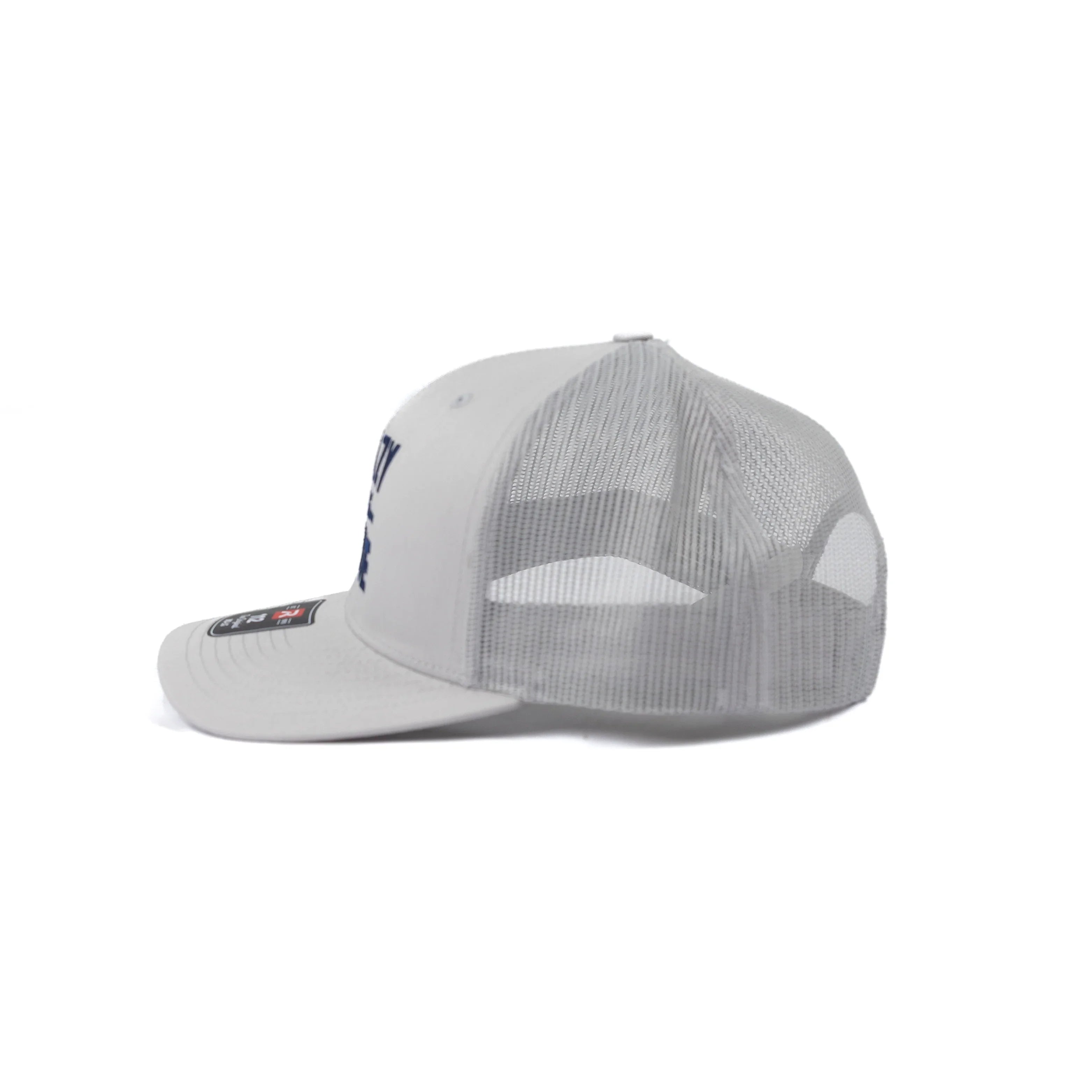Crazy House Light Gray Cap with Navy Stitching
