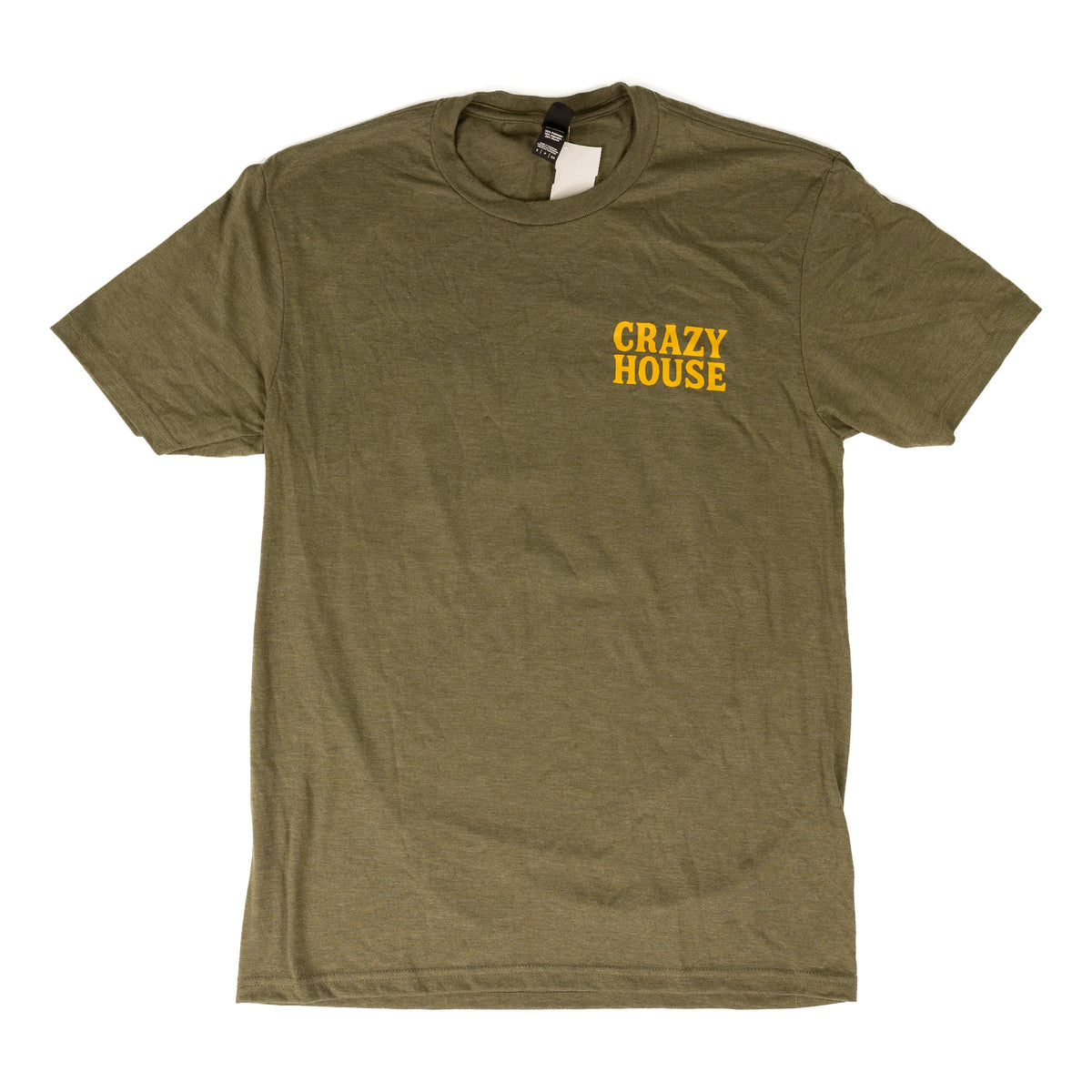 Crazy House Military Green Snake T-shirt