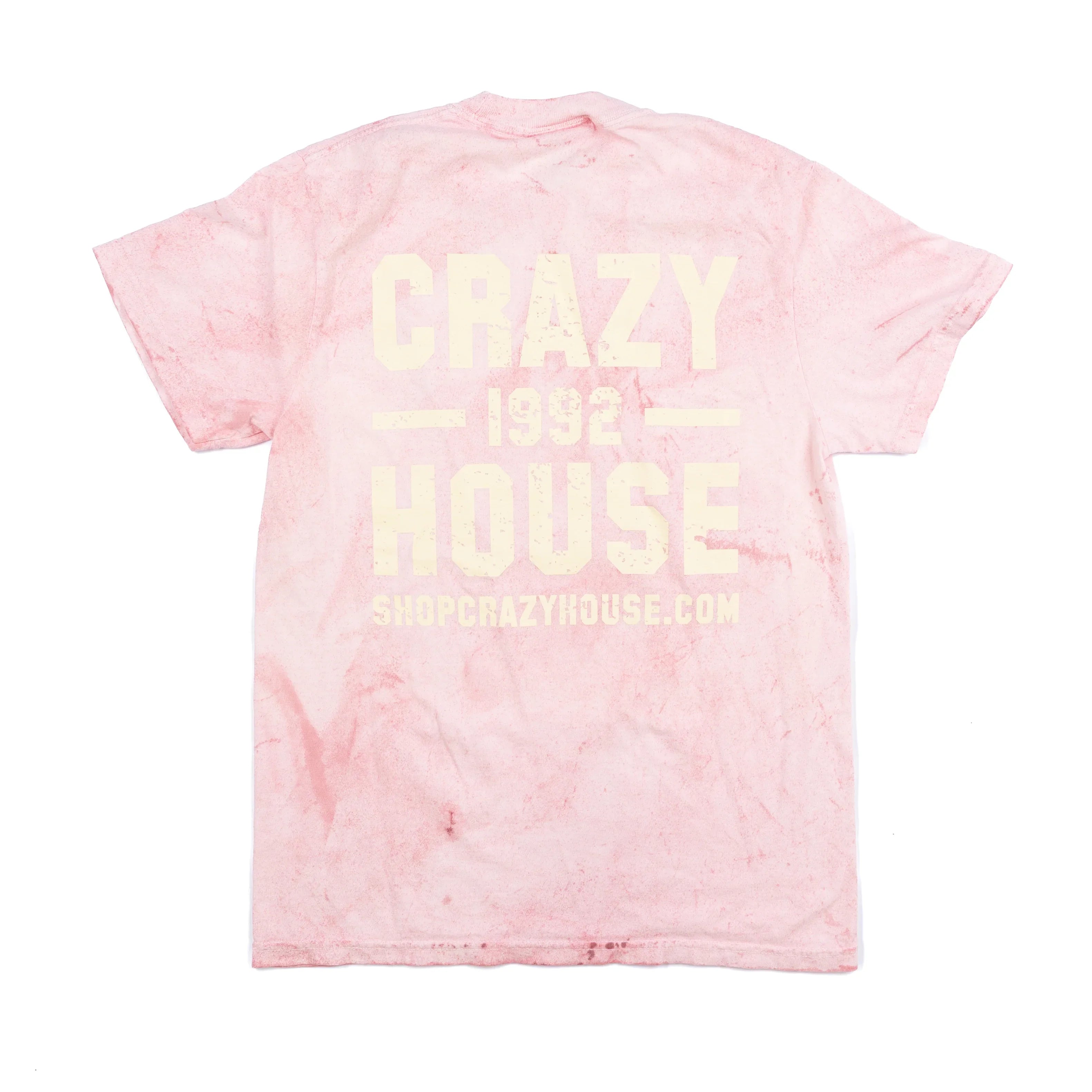 Crazy House Pink and Yellow Tye Dye T-shirt