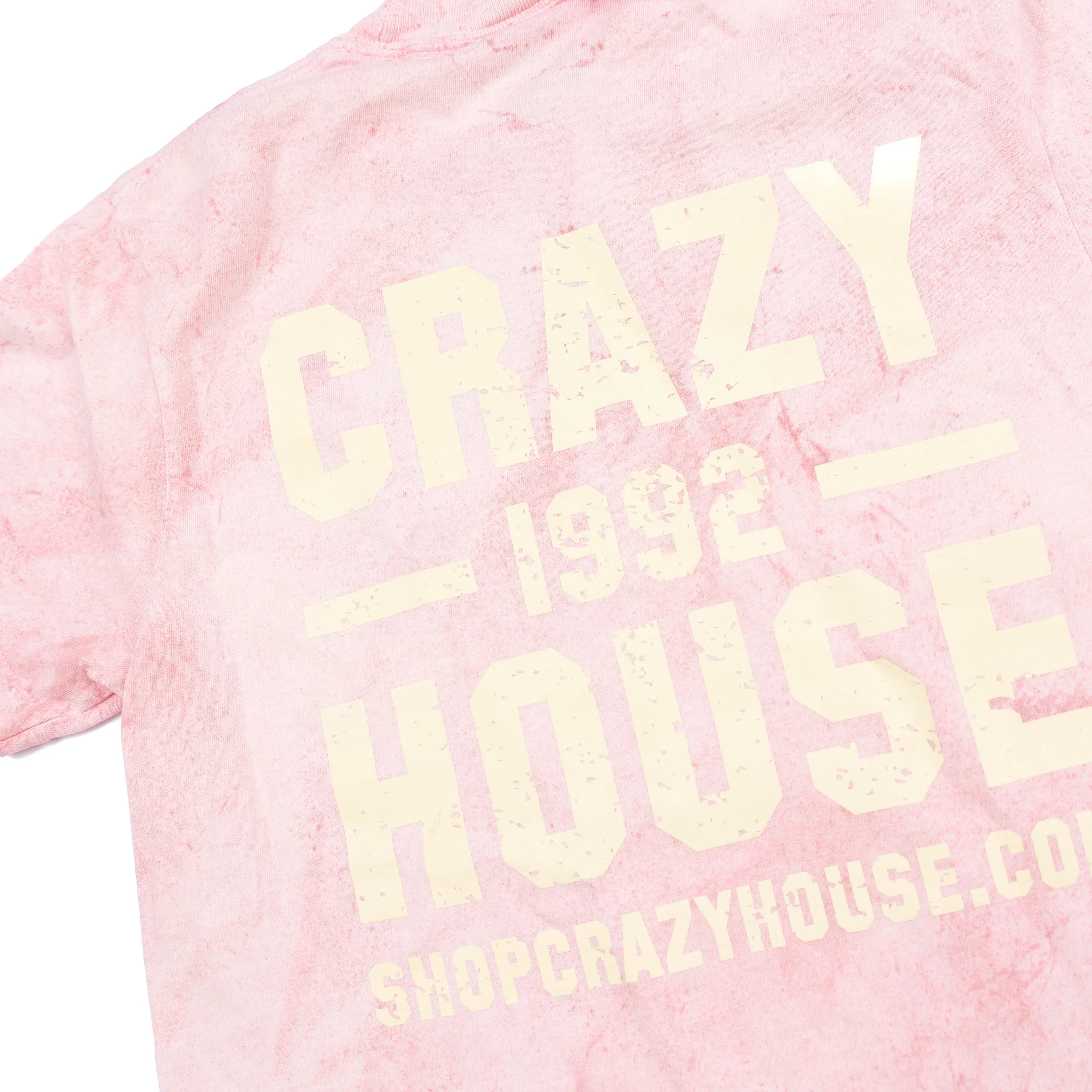 Crazy House Pink and Yellow Tye Dye T-shirt