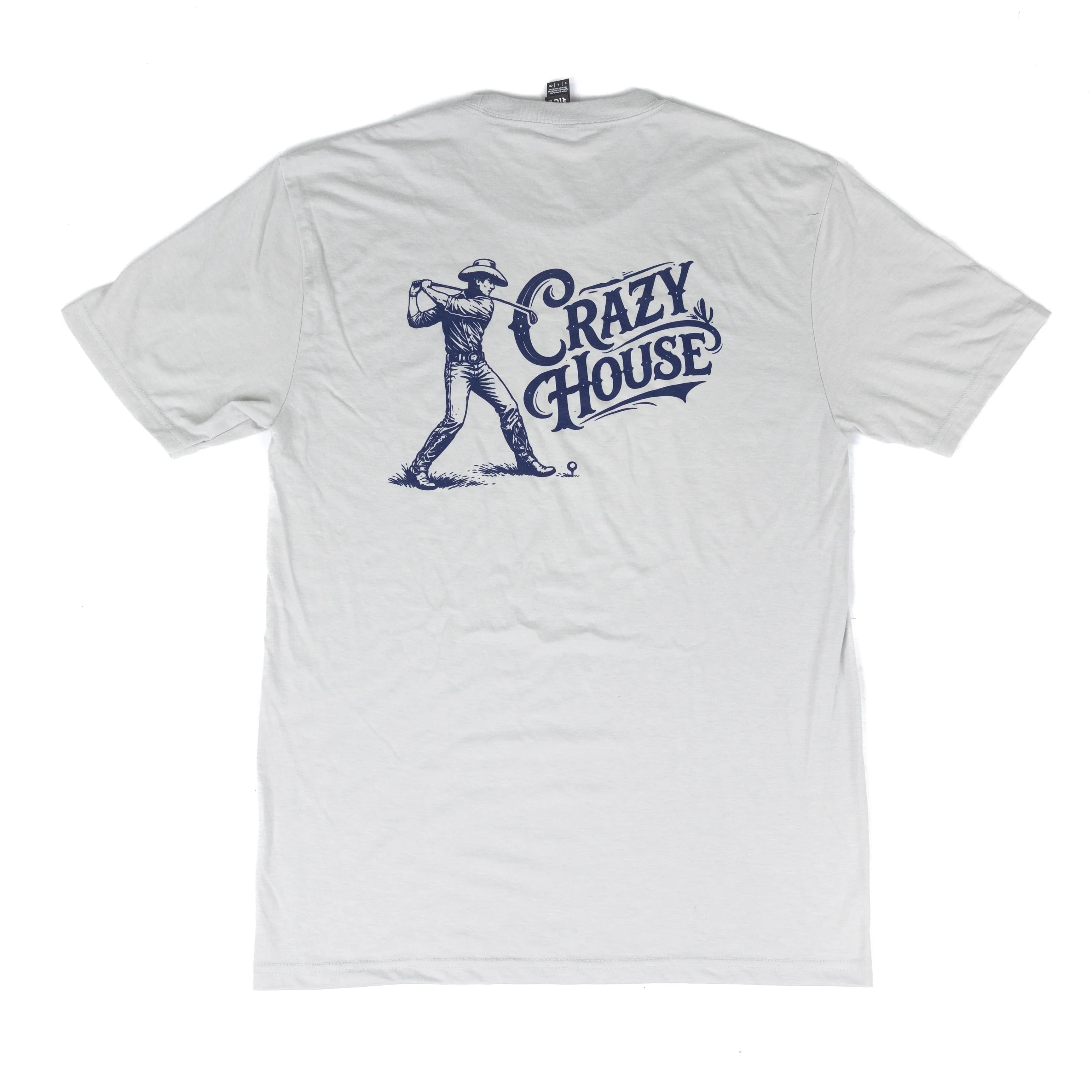 Crazy House Short Sleeve Cowboy Golf T-shirt