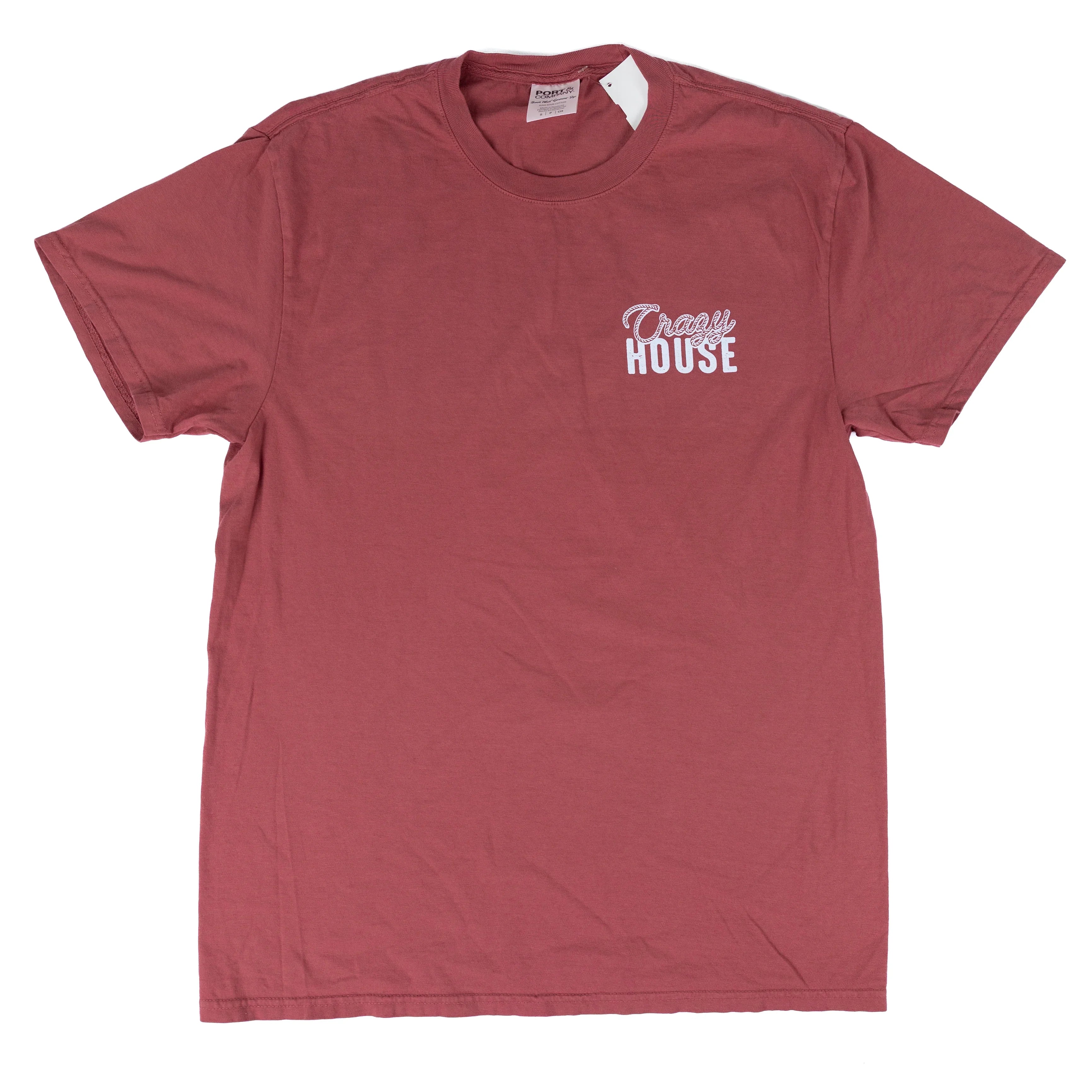 Crazy House Short Sleeve Red T-shirt