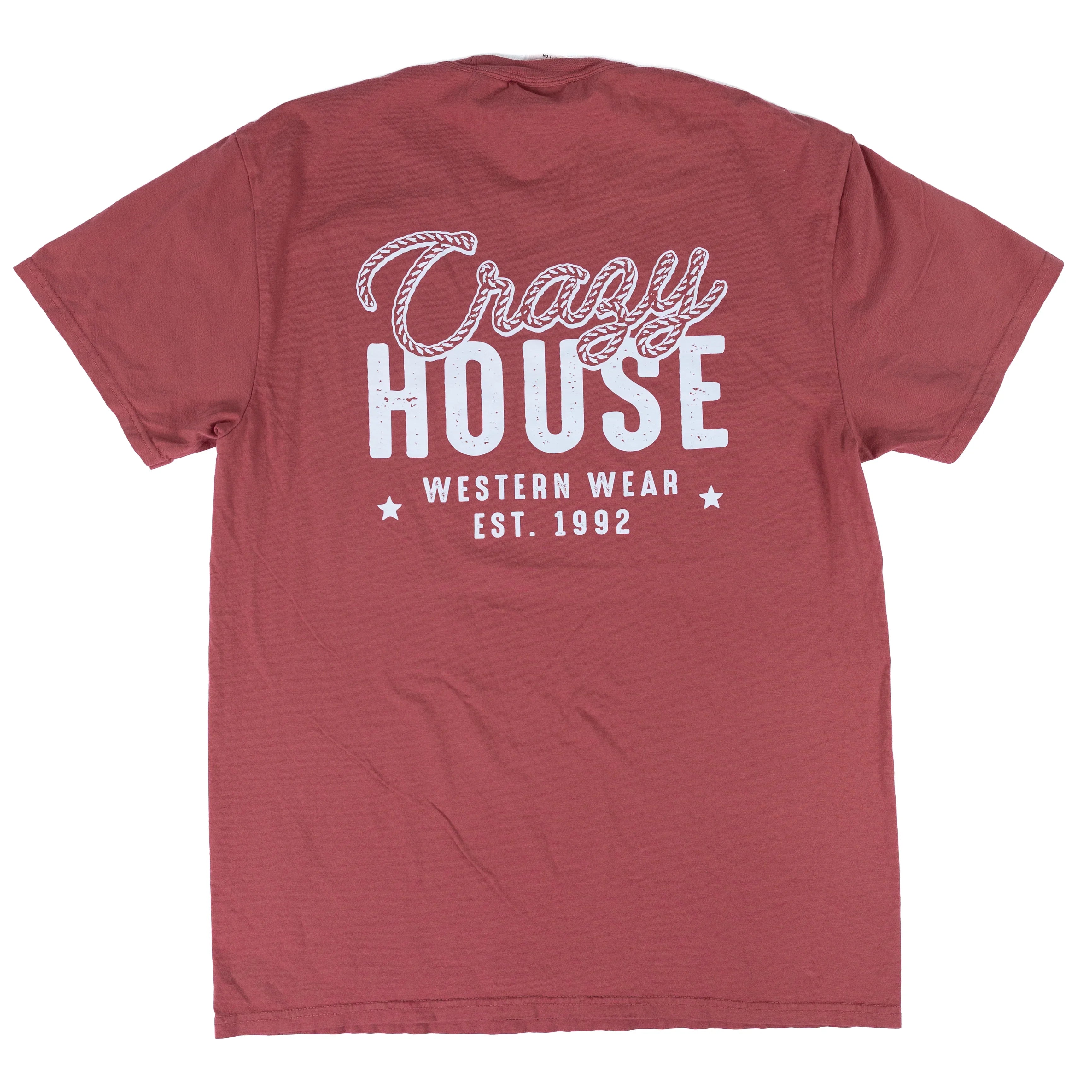 Crazy House Short Sleeve Red T-shirt
