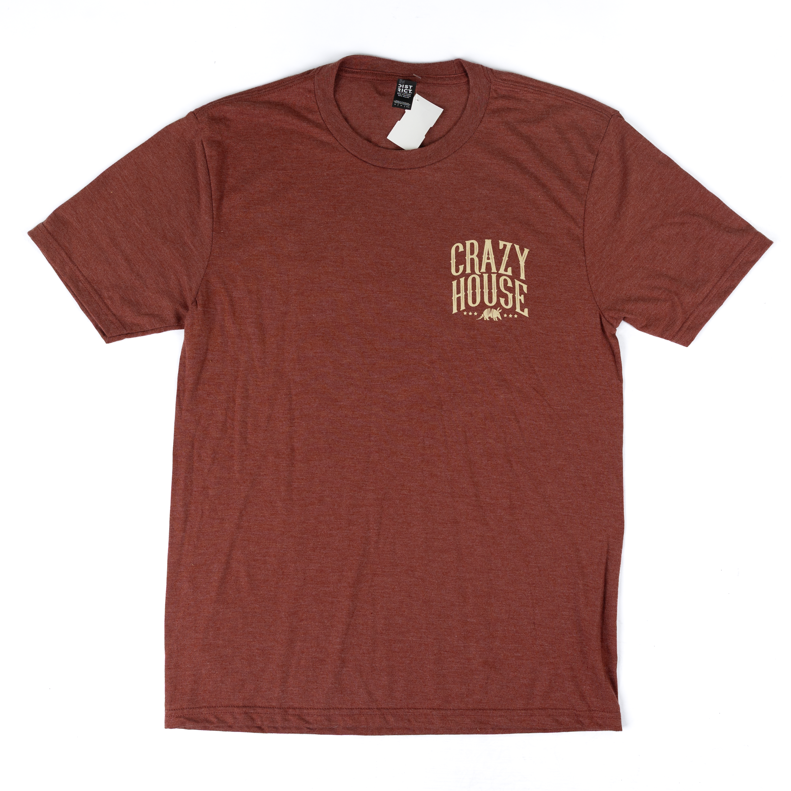 Crazy House Short Sleeve Rust Armadillo T-shirt