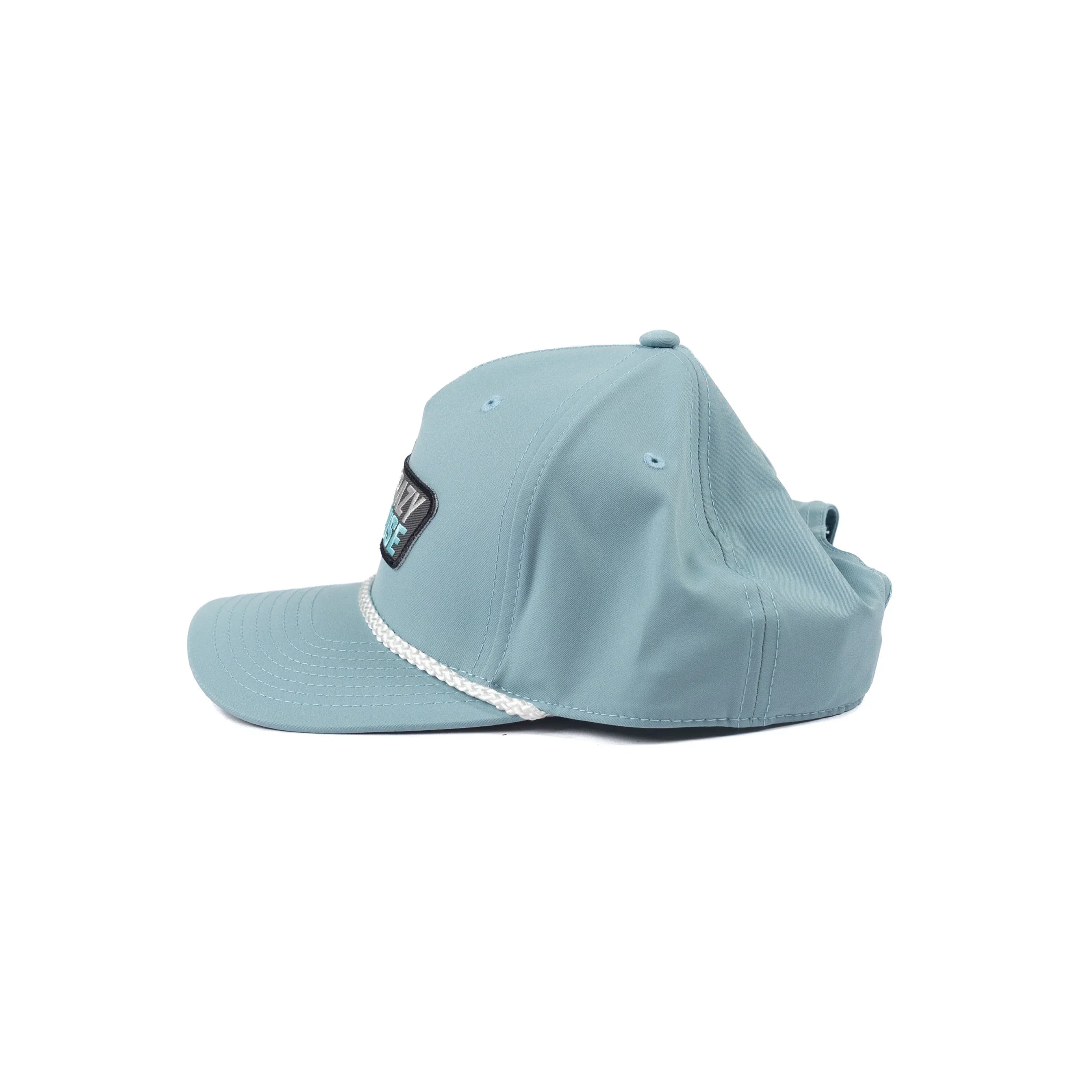 Crazy House Smoke Blue Cap with CH Patch and White Rope