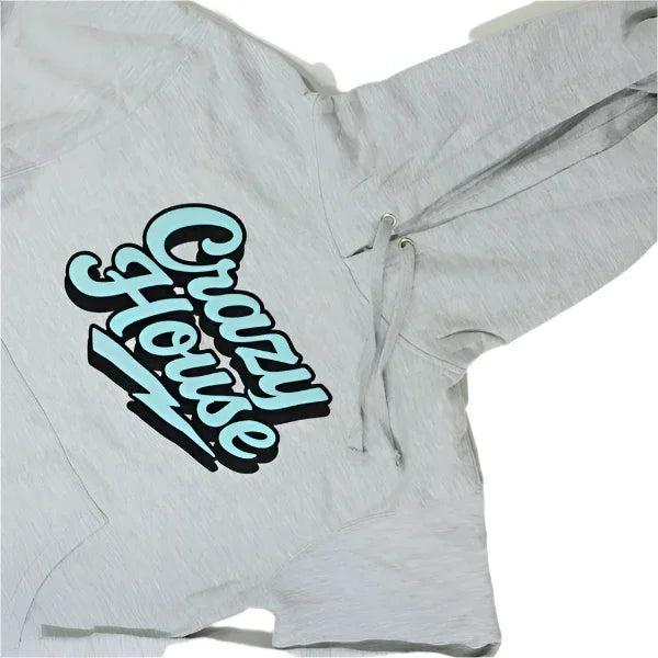 Crazy House Stacked Script Hoodie
