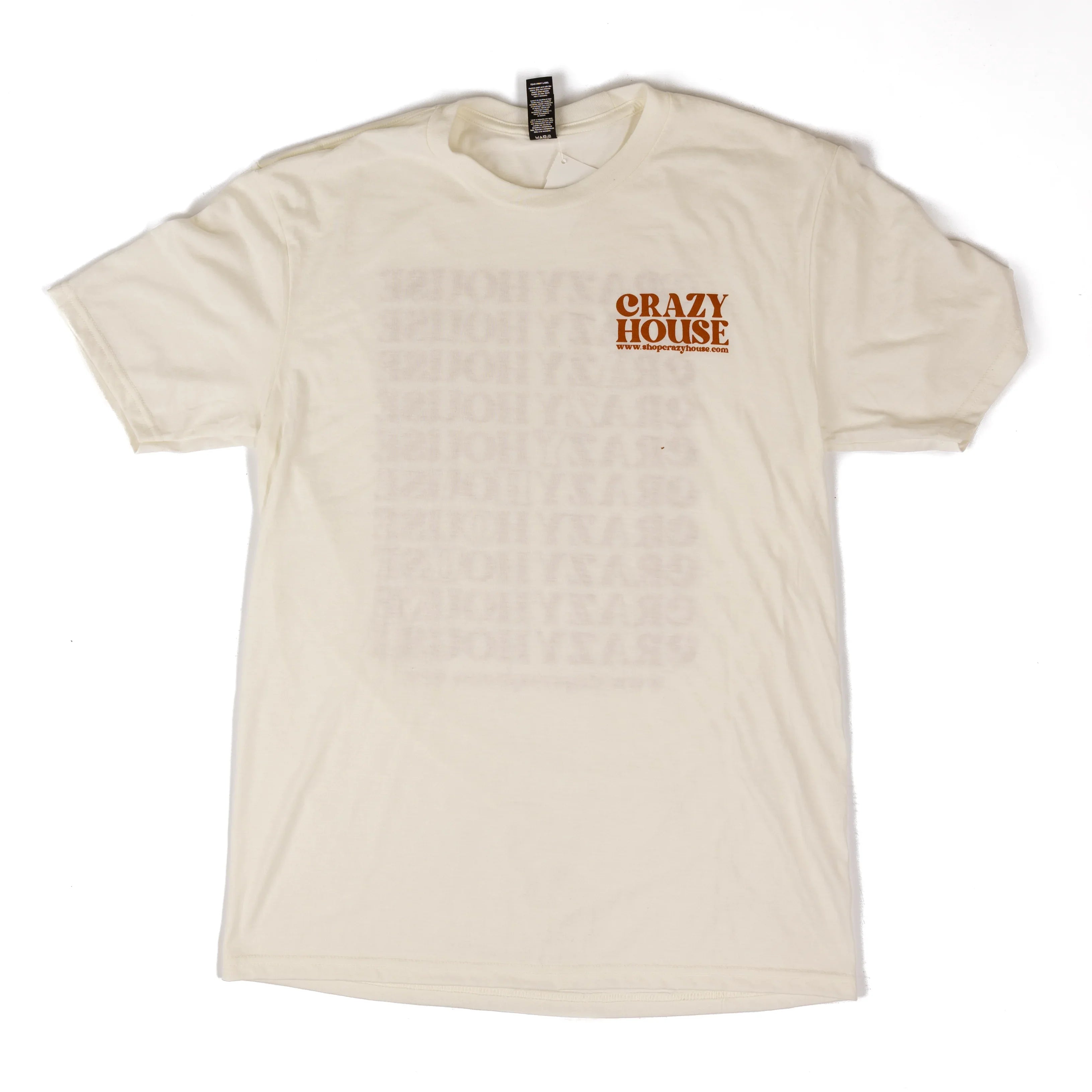 Crazy House Stacked Text T-shirt