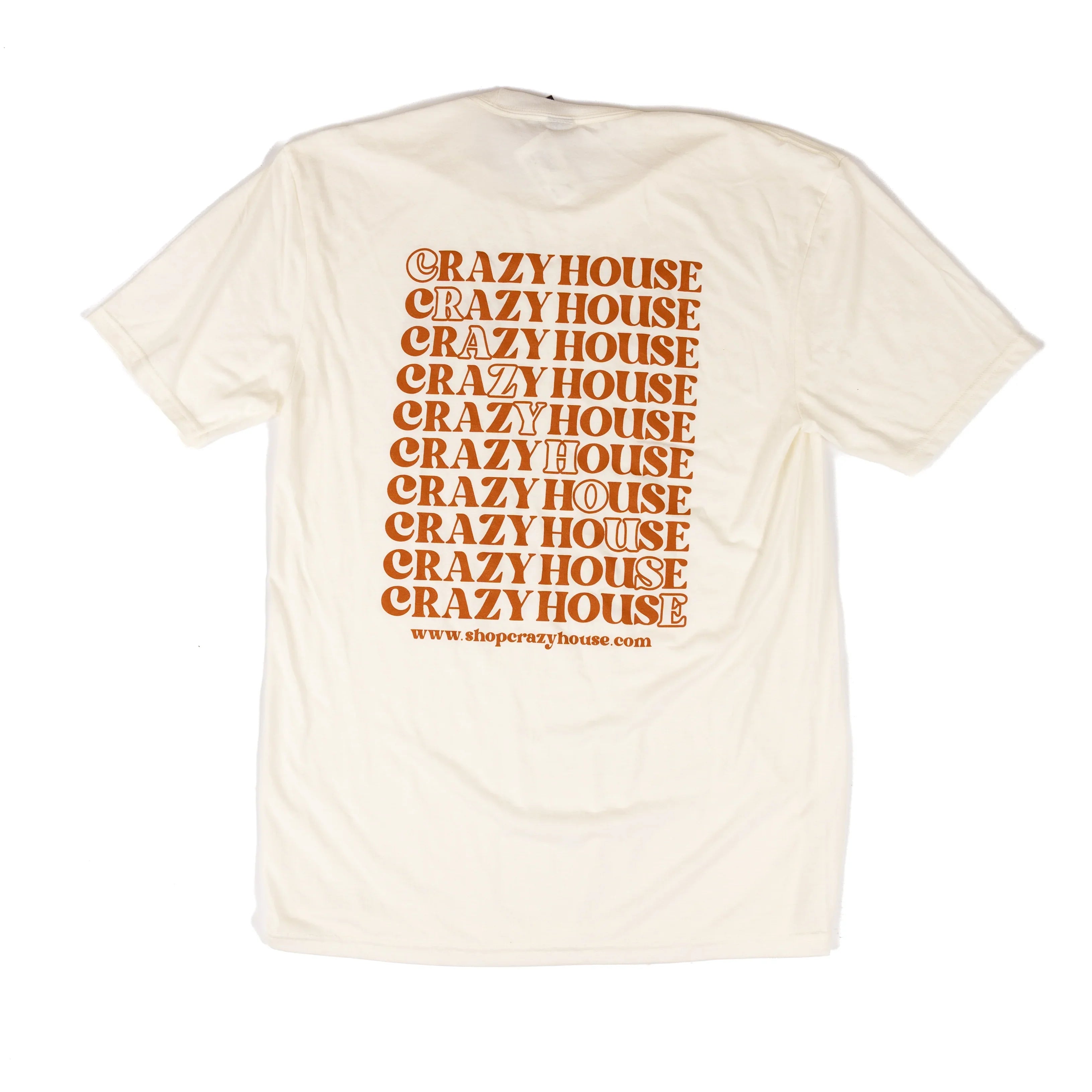 Crazy House Stacked Text T-shirt