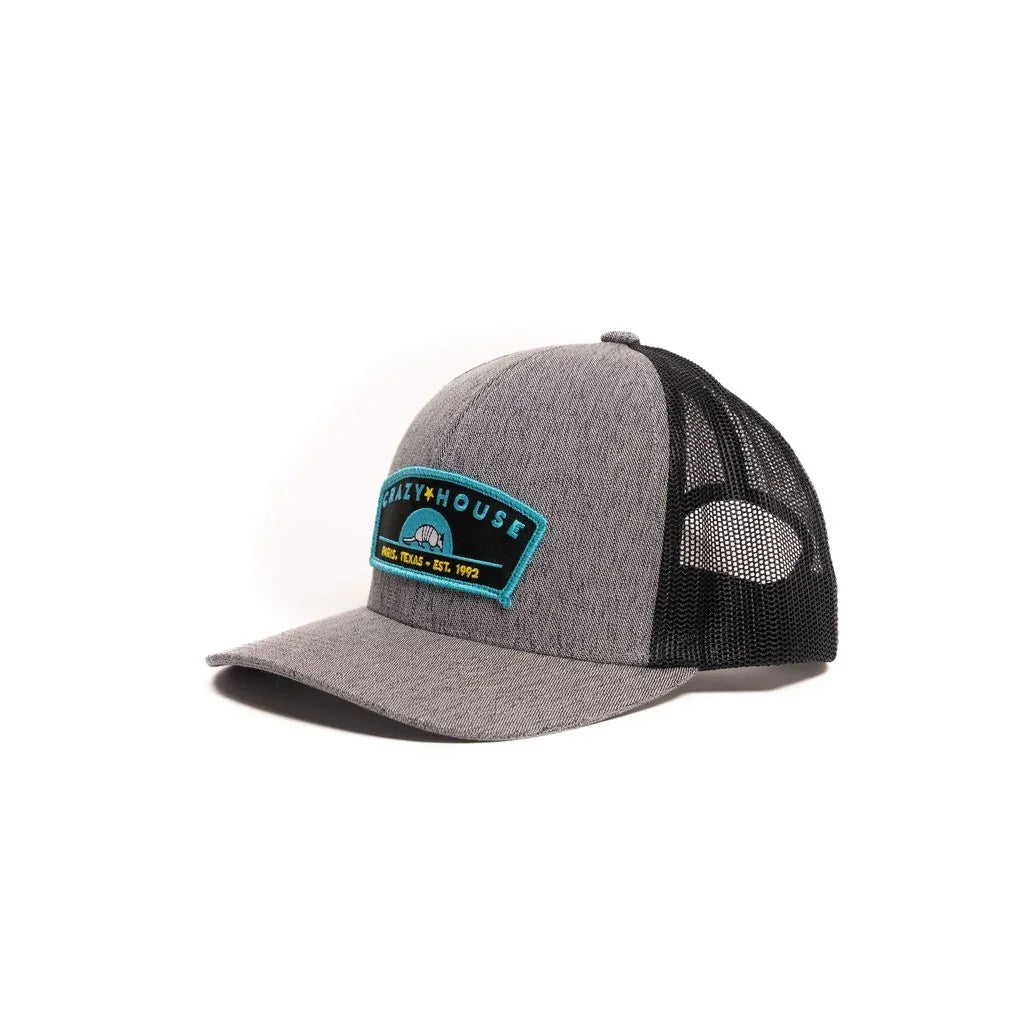 Crazy House Unisex Grey and Black Cap with Patch - Crazy House Western Wear