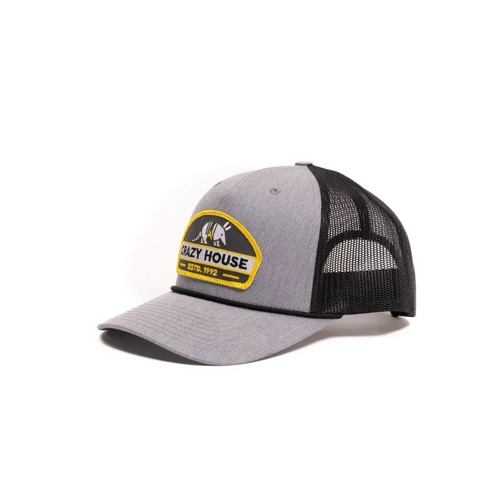 Crazy House Unisex Grey and Black Snapback with Patch - Crazy House Western Wear