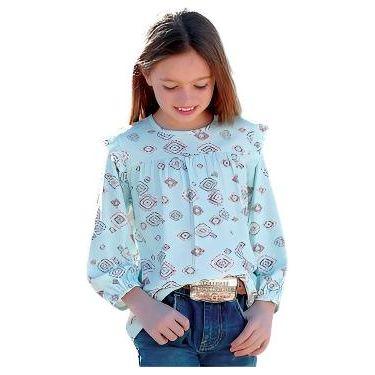 Girl's Cinch Rib Knit Top CTK8770002 - Crazy House Western Wear