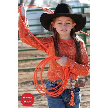 Girl's Cruel Denim Western Print Tee CTK8990003 - Crazy House Western Wear