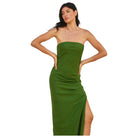 Women's Heaven Sent Strapless Bias Cut Maxi Dress FD11771A-P1465 - Crazy House Western Wear