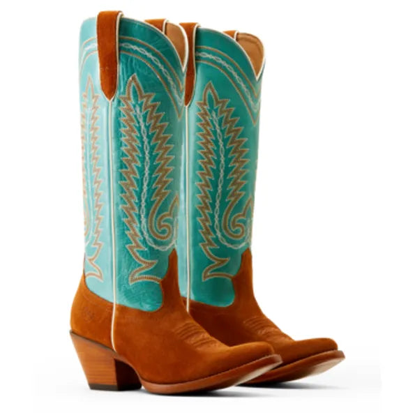 Women's Ariat Boots - Ambrose - Penny Suede with 15" 10051053 - Crazy House Western Wear