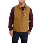 Men's Carhartt Mock-Neck Sherpa-Lined Vest - Loose Fit - Washed Duck 104277-BRN - Crazy House Western Wear