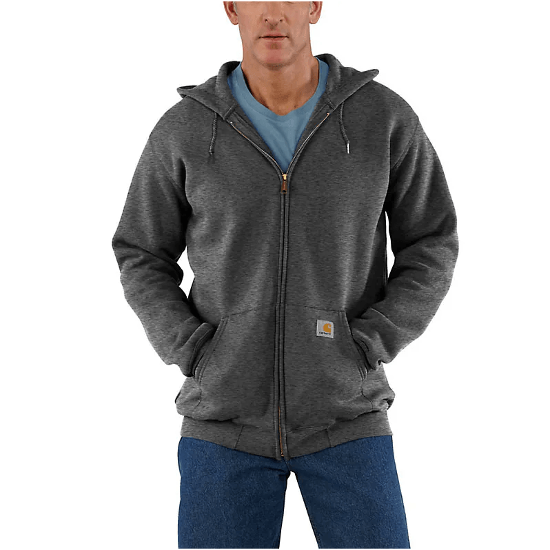 Men's Carhartt Loose Fit Midweight Full-Zip Sweatshirt K122-026 - Crazy House Western Wear
