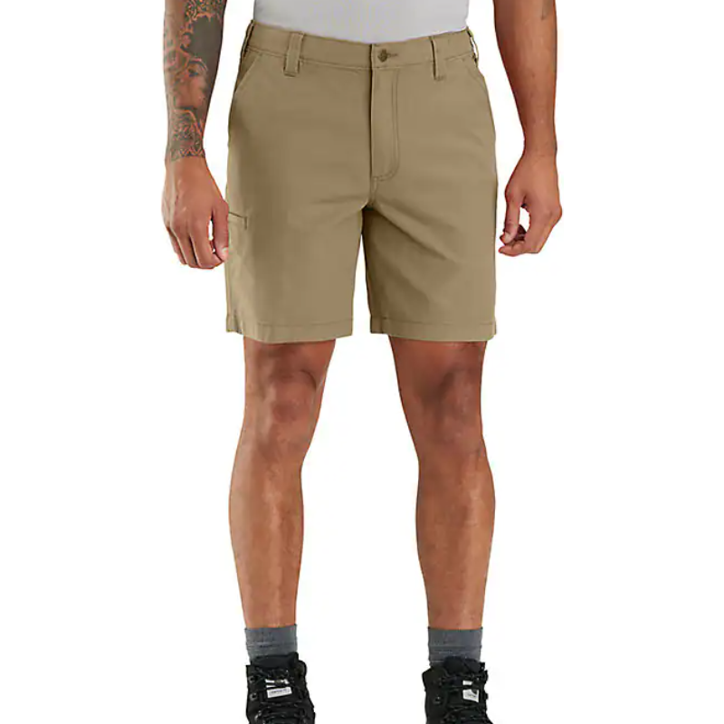 Men's Carhartt Relaxed fit Canvas Work Shorts - Khaki 105841-DKH - Crazy House Western Wear