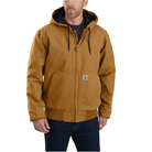 Men's Carhartt Insulated Active Jac - Loose Fit - Washed Duck - 3 Warmest Rating 104050-BRN - Crazy House Western Wear