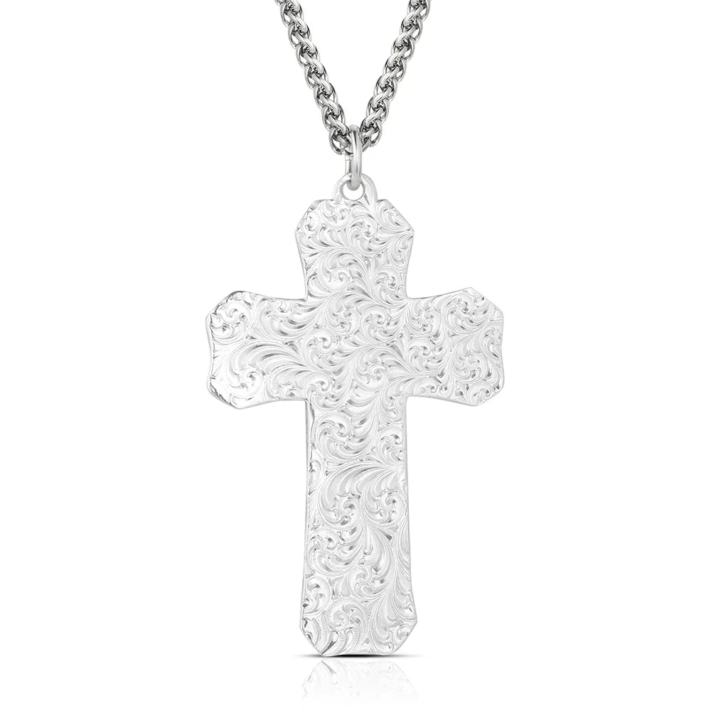 Men's Montana Silversmiths Faith & Freedom American Made Necklace AMNC6417