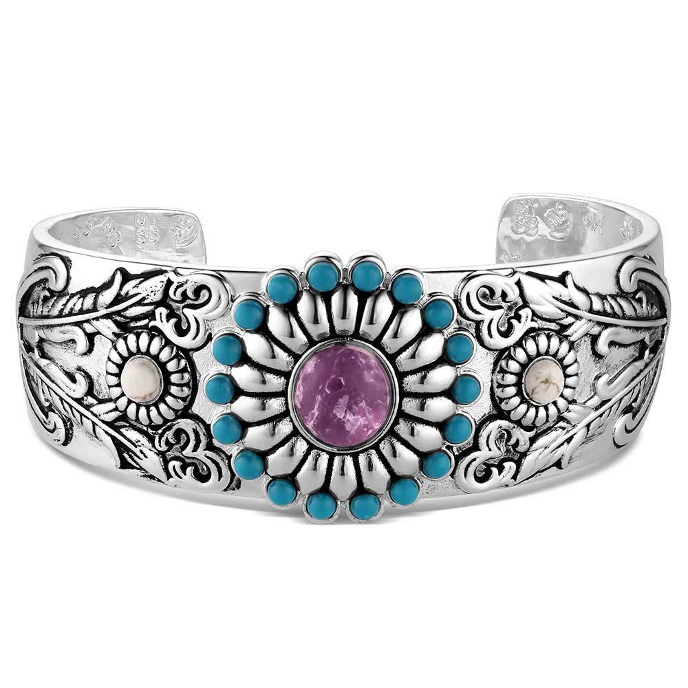 Women's Montana Silversmiths Desert Flower Cuff Bracelet BC6391