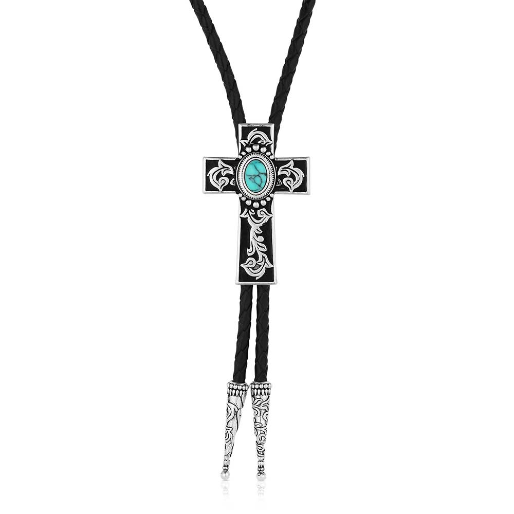 Montana Silversmiths Everlasting Faith Cross Bolo Tie BT6181