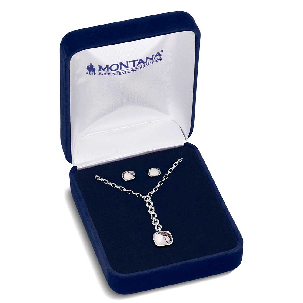 Women's Montana Silversmiths Band of Wild Horses Jewelry Set JS6199