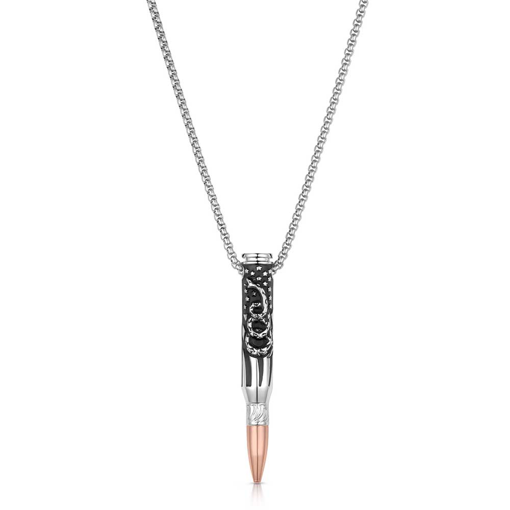 Men's Montana Silversmiths We The People Rifle Bullet Necklace NC6290