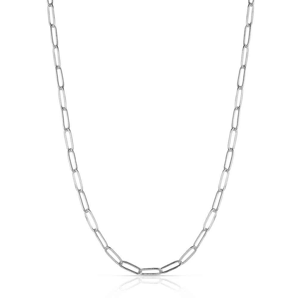 Montana Silversmiths Paperclip Chain Necklace NC6368