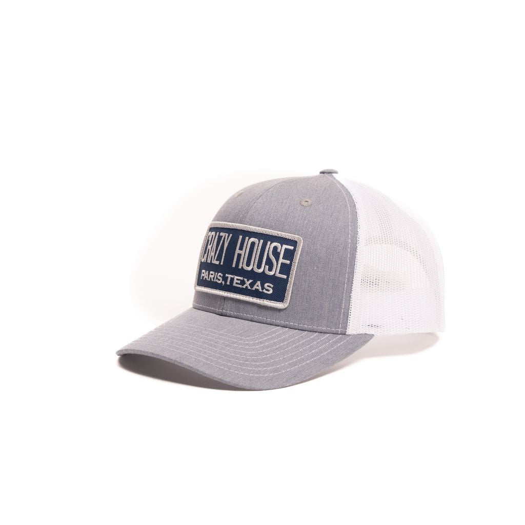 Crazy House Unisex Grey and White Snapback with Patch - Crazy House Western Wear
