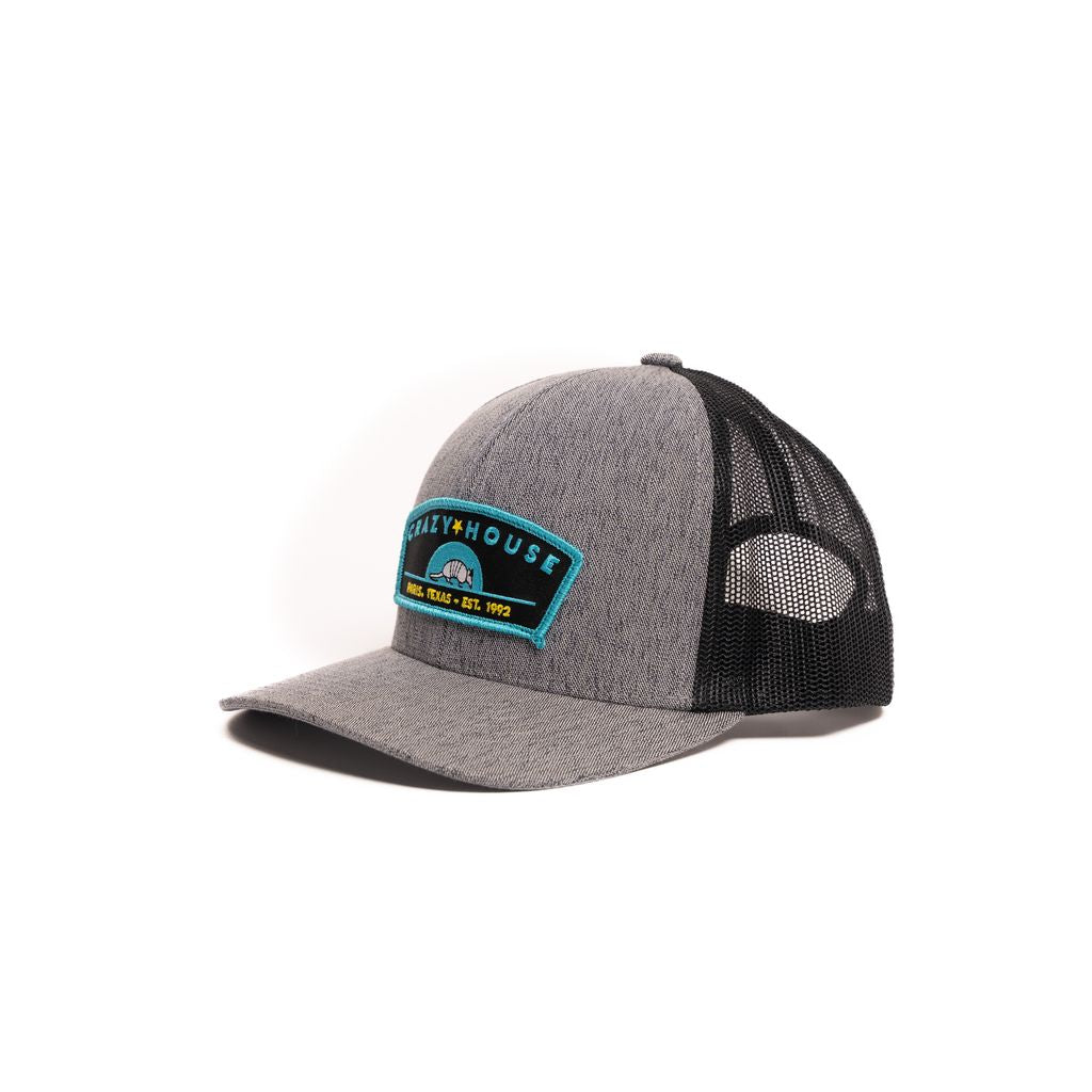 Crazy House Unisex Grey and Black Cap with Patch - Crazy House Western Wear
