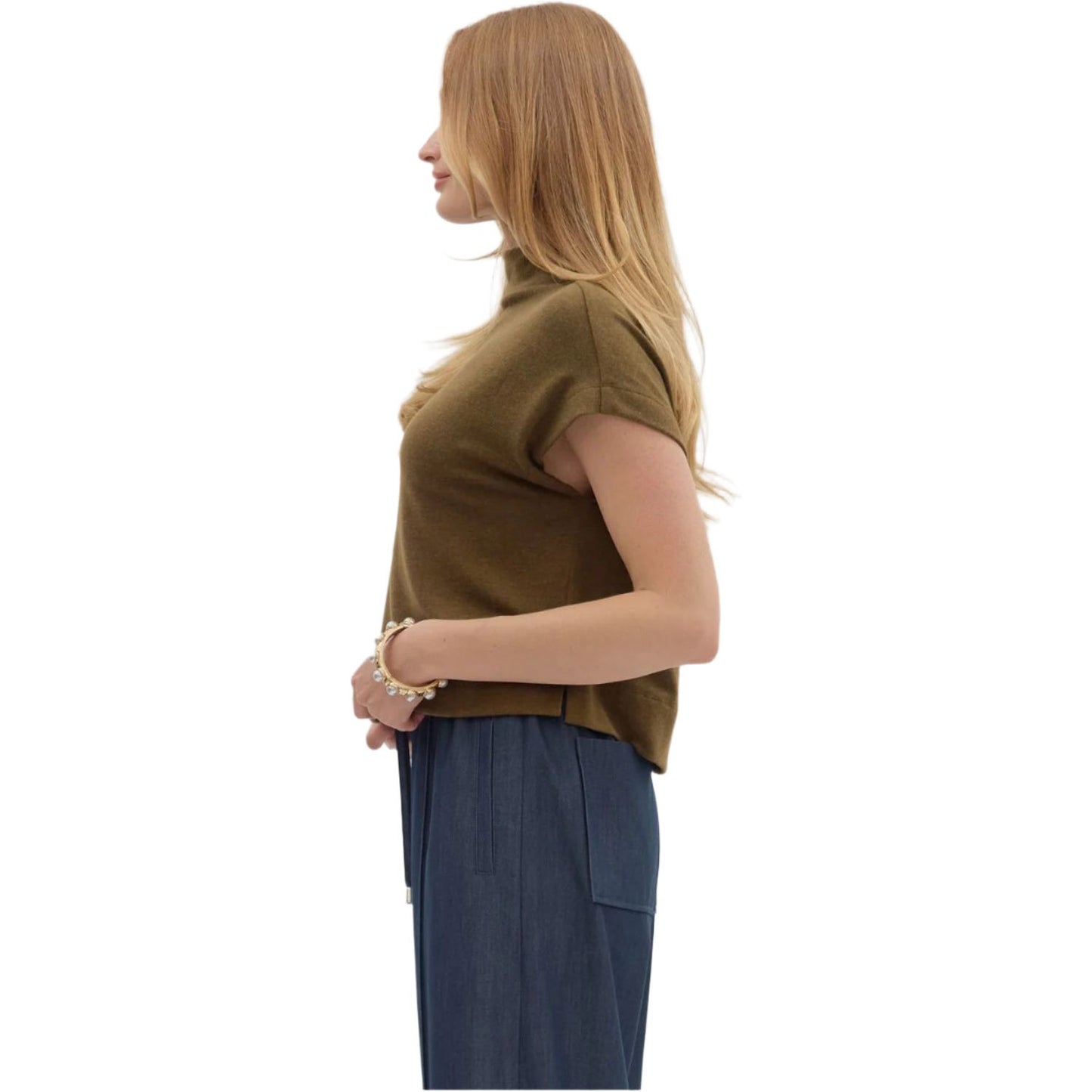 Women's Entro Solid Knit Pullover Top T27642 - Crazy House Western Wear