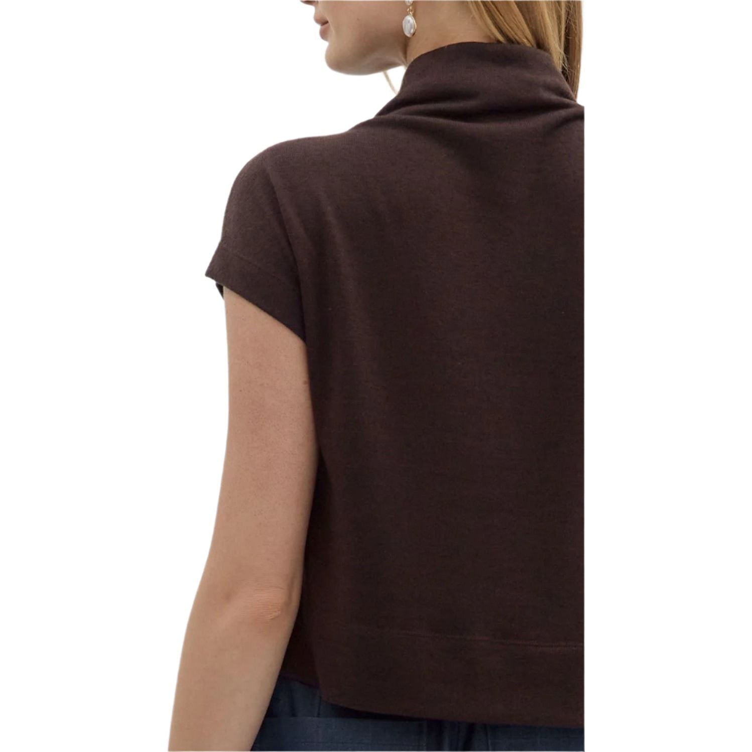 Women's Entro Solid Knit Pullover Top T27642 - Crazy House Western Wear