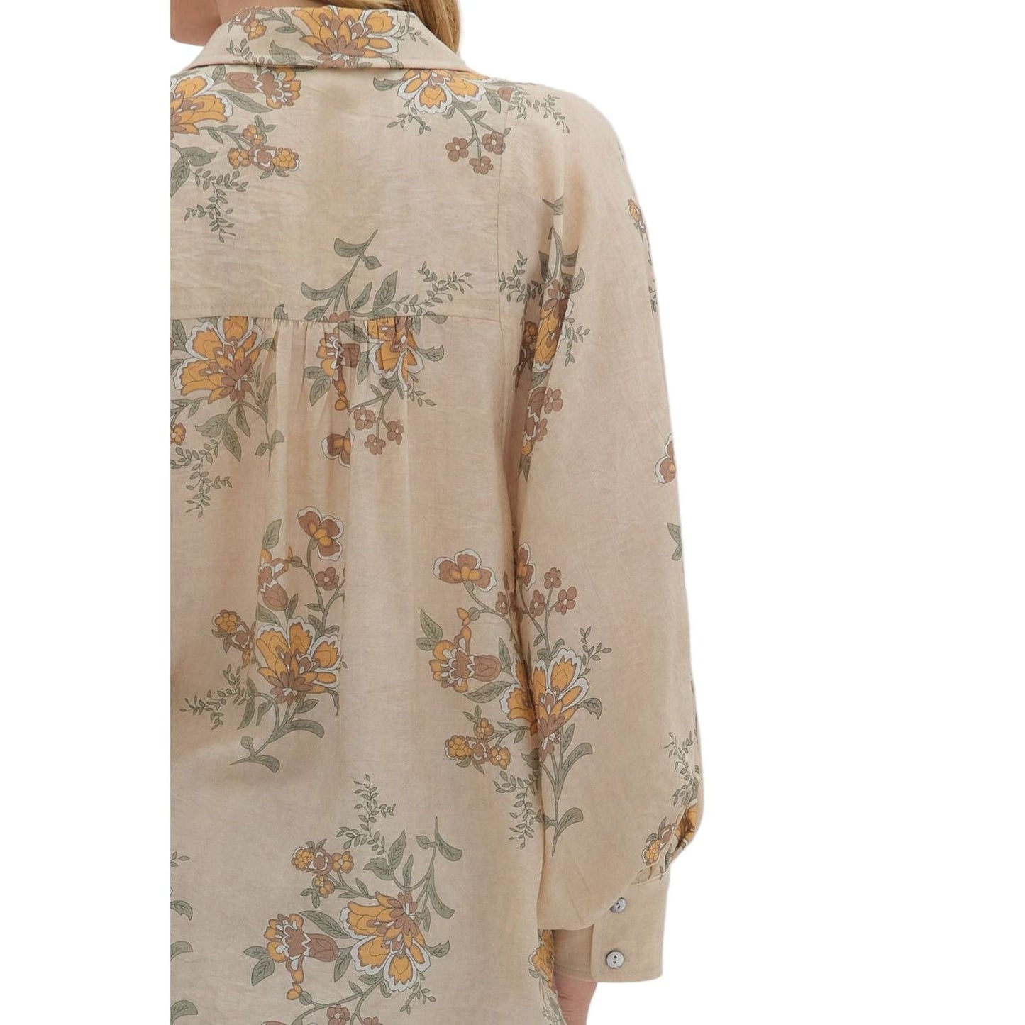 Women's Entro Floral Long Sleeve Blouse T28559