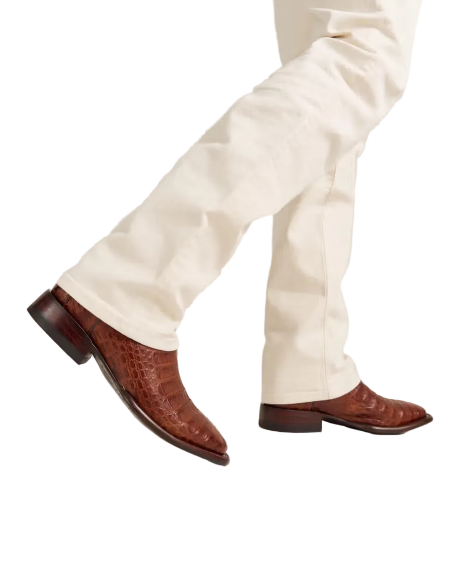 Tecovas Men's Dark Pecan Caiman The William M10069PEC