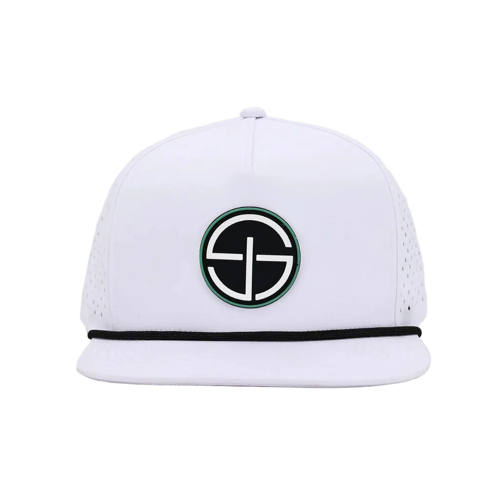 Men's SanJac White Outdoors Scope Performance Rope Hat SJ3157903