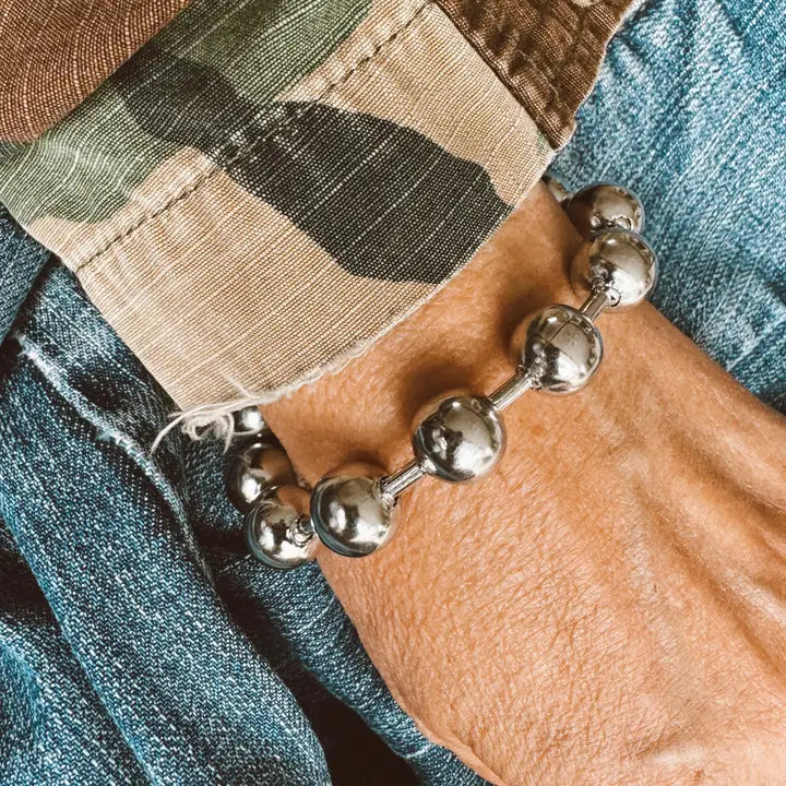 Women's Extra Large Bead Chain Bracelet