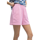 Women's French Terry Shorts With Side Slits WL24-9707 - Crazy House Western Wear