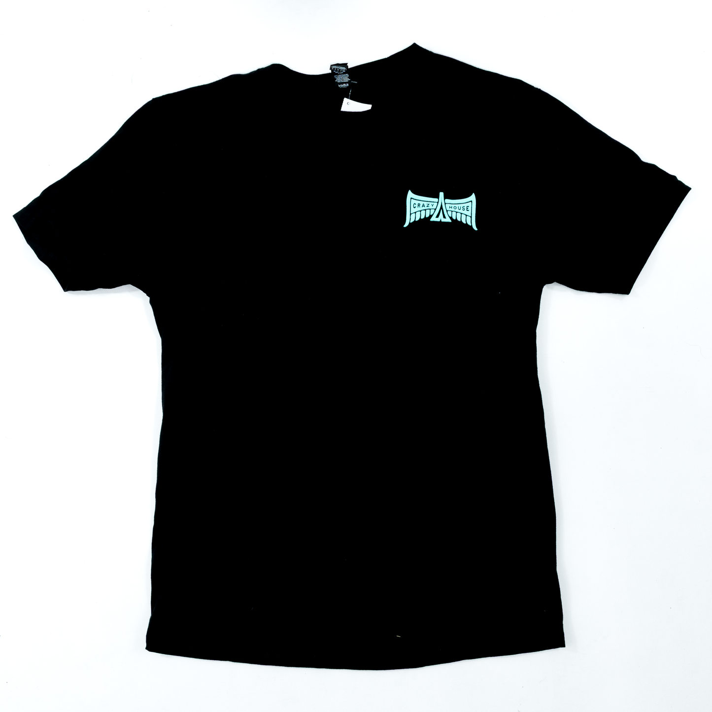 Crazy House Black and Teal "Freebird" Specialty Shirt