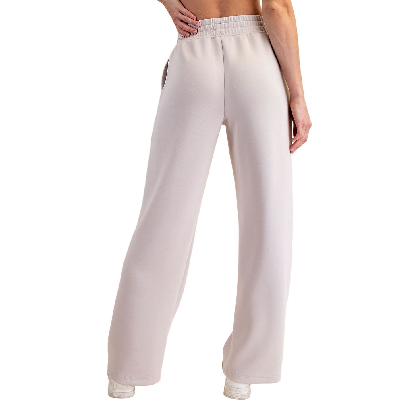 Women's Modal Scuba Piping Straight Pant P6393