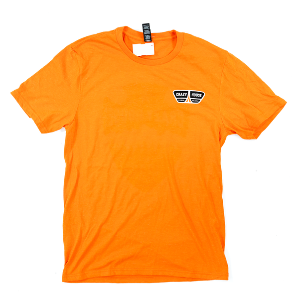 Crazy House Orange and Black "Arrowhead" Specialty Shirt