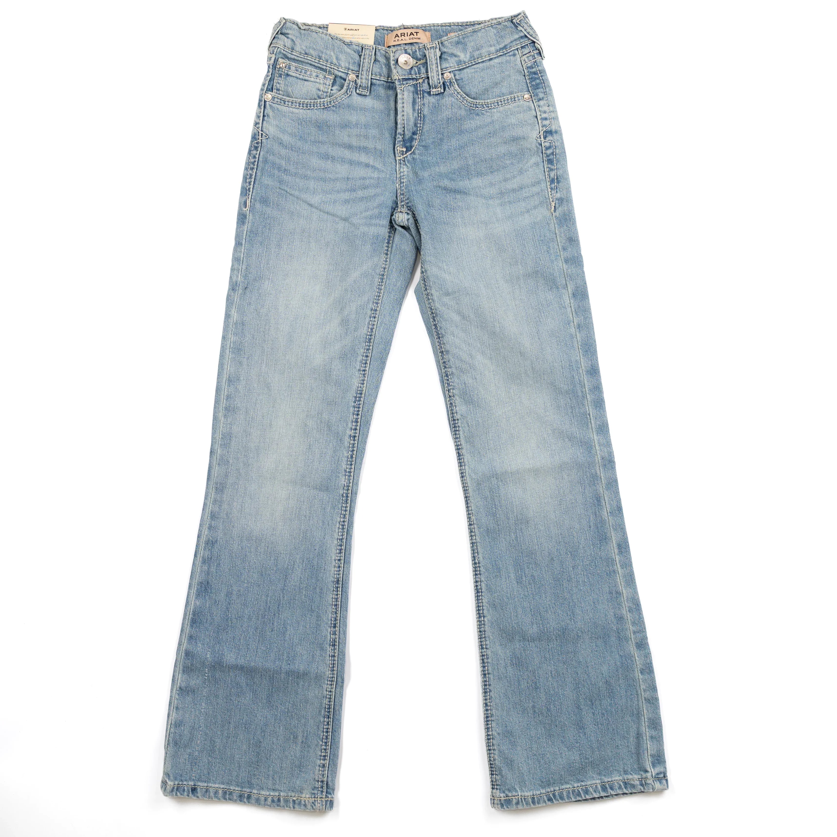 Girl's Ariat Aisha Light Wash Bootcut Jeans 10065917