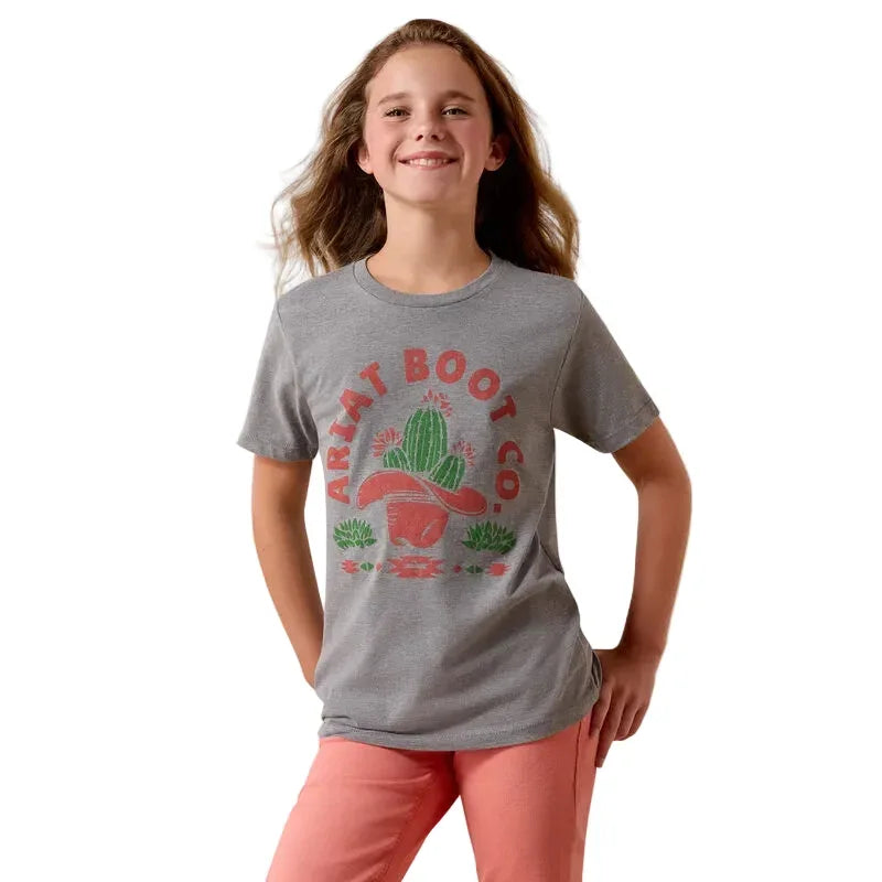 Girl's Ariat Ice Berg Cactus Hat T-shirt 10078380