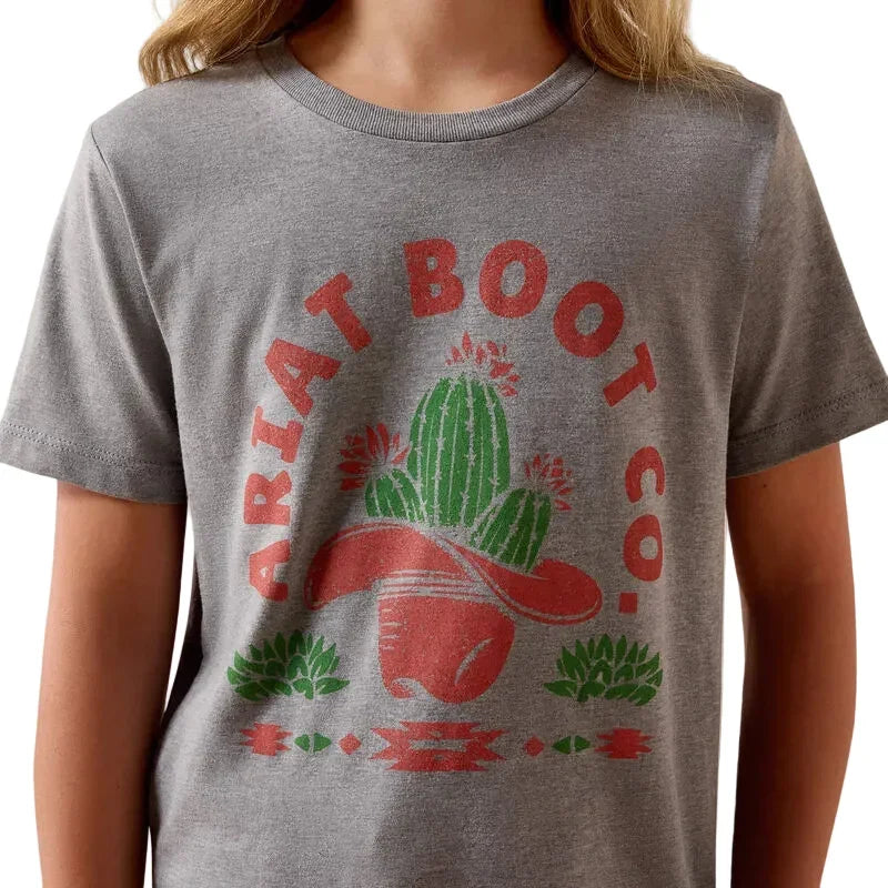 Girl's Ariat Ice Berg Cactus Hat T-shirt 10078380