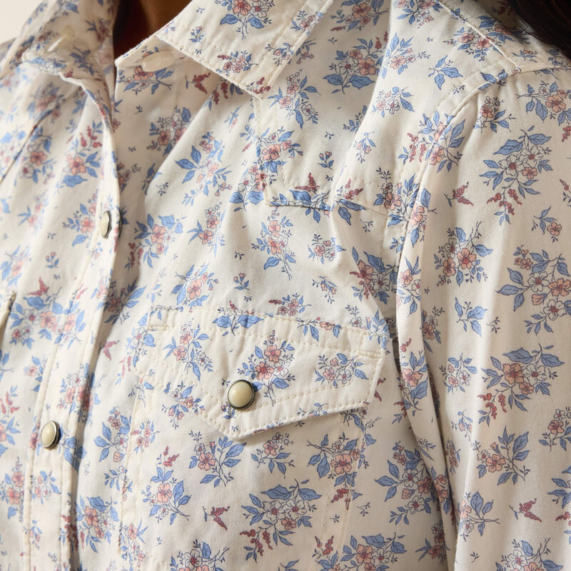 Girl's Ariat Multicolor Floral Stardust Longsleeve Shirt 10071120