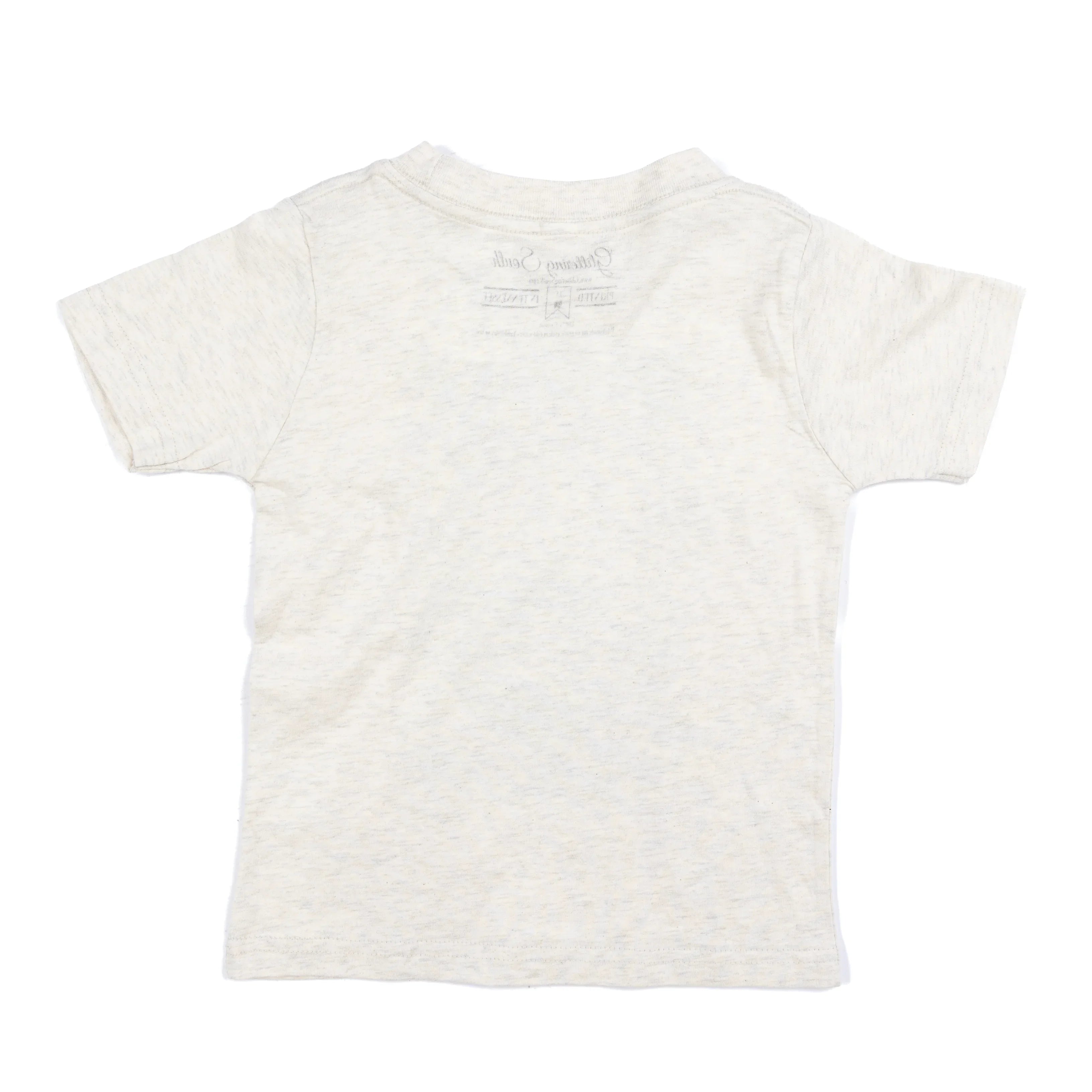 Girl's "Buddy Bites" Beige Christmas T-shirt