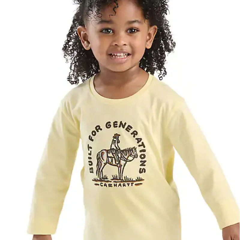 Girl's Carhartt Long Sleeve Generations T-shirt CA7139-Y152