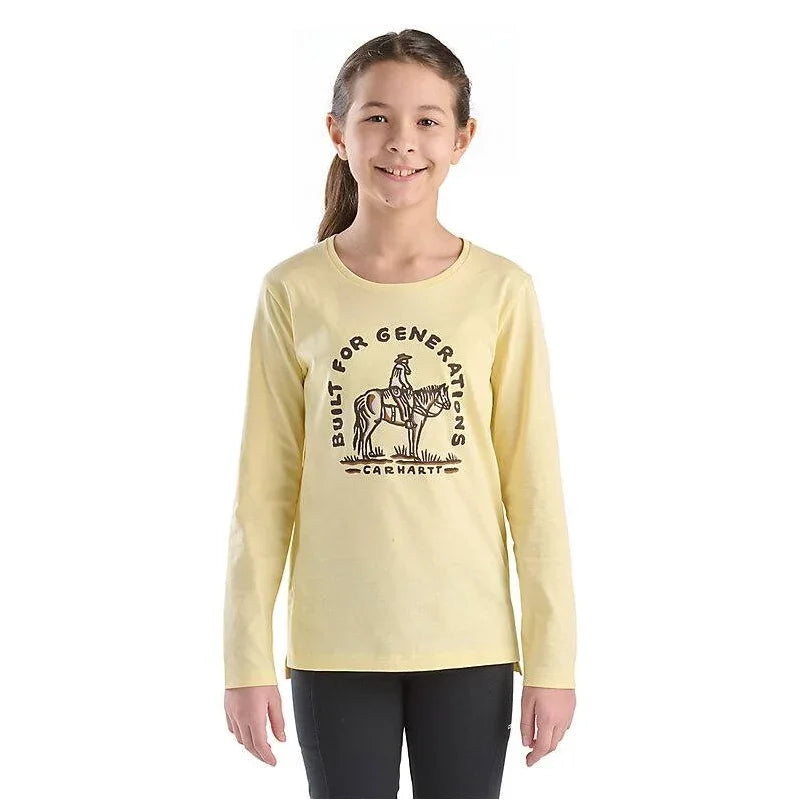 Girl's Carhartt Long Sleeve Generations T-shirt CA7139-Y152