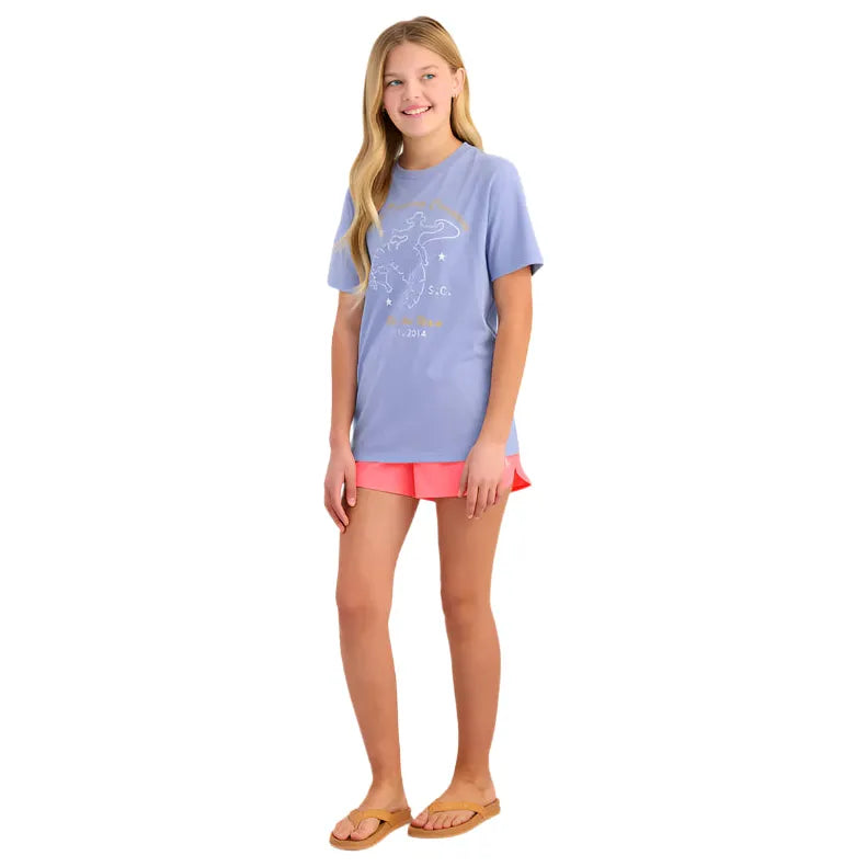 Girl's Huk Kids Seahorse Tee H7100110-462 - Crazy House Western Wear